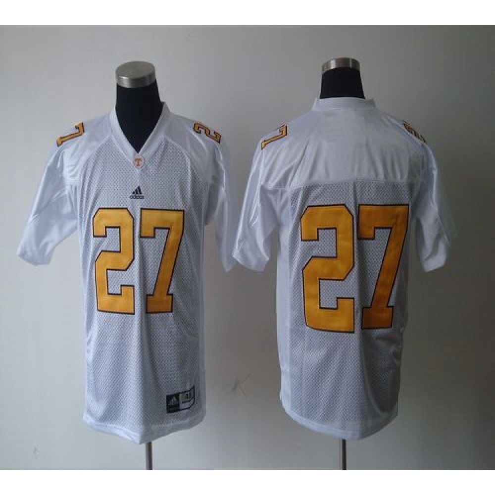 Vols #27 Arian Foster White Stitched NCAA Jersey 1