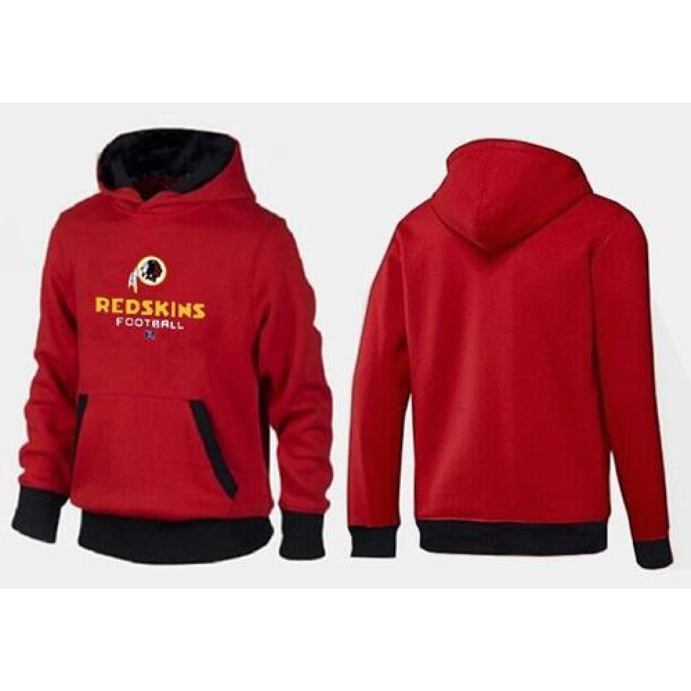 Washington Redskins Critical Victory Pullover Hoodie Red & Black 1