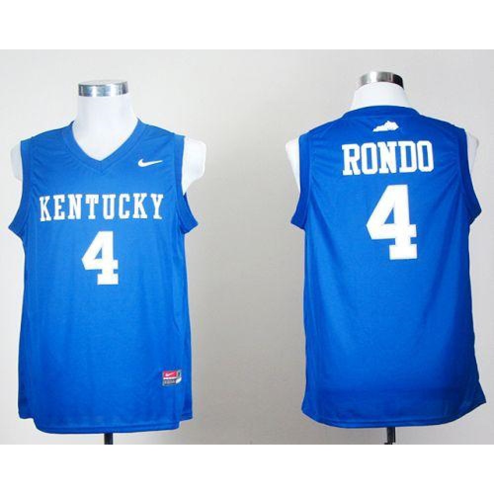 Wildcats #4 Rajon Rondo Royal Blue Stitched NCAA Jersey 1