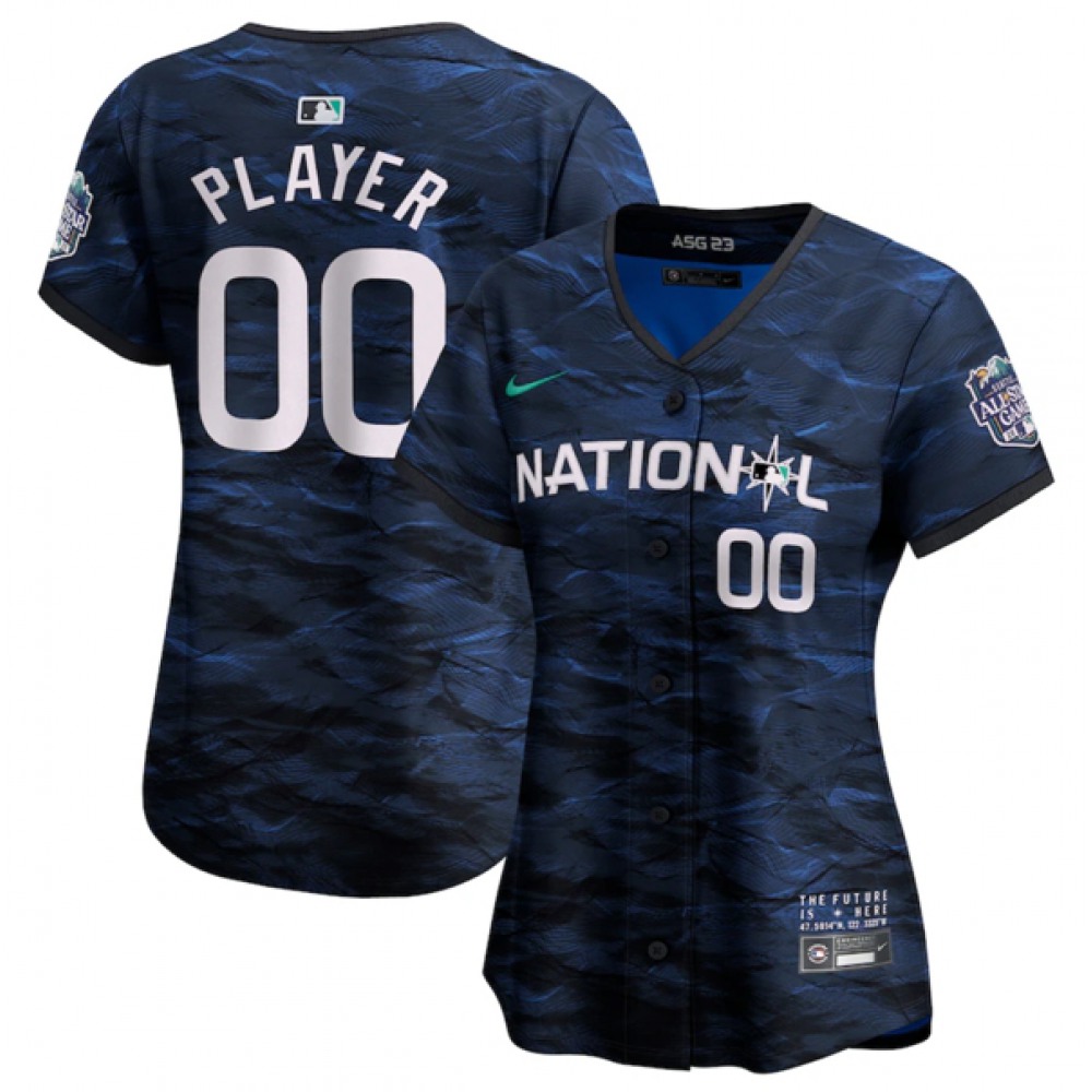 Women's ACTIVE Player Custom 2023 All-star Royal Stitched Baseball Jersey(Run Small) 1