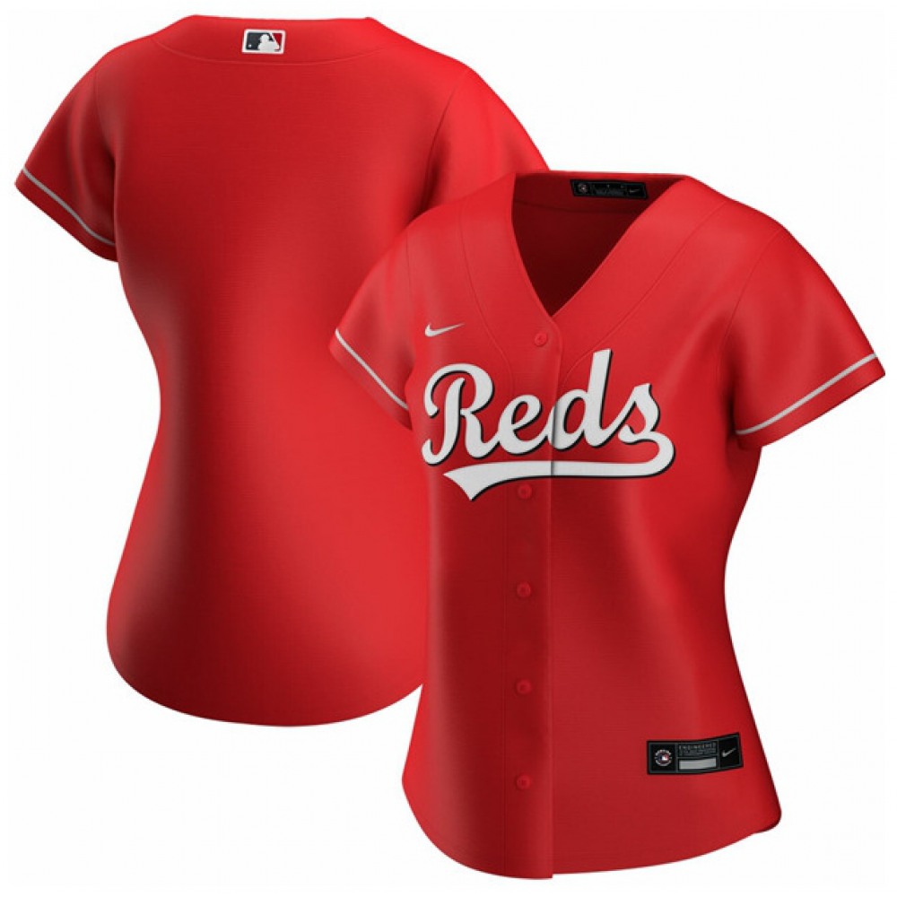 Women's Cincinnati Reds ACTIVE PLAYER Custom Red Stitched Jersey(Run Small) 1