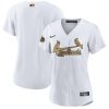 Women's St. Louis Cardinals Blank 2022 All-Star White Stitched Baseball Jersey(Run Small)