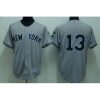 Yankees #13 Alex Rodriguez Stitched Grey Youth MLB Jersey