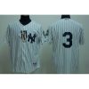 Yankees #3 Babe Ruth Stitched White MLB Jersey