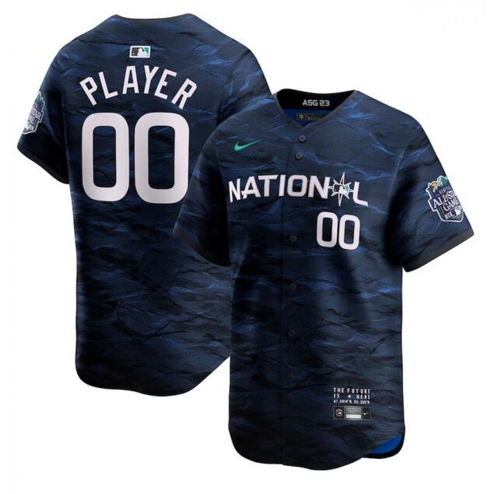 Youth ACTIVE PLAYER Custom Royal 2023 All-star Cool Base Stitched Baseball Jersey 1