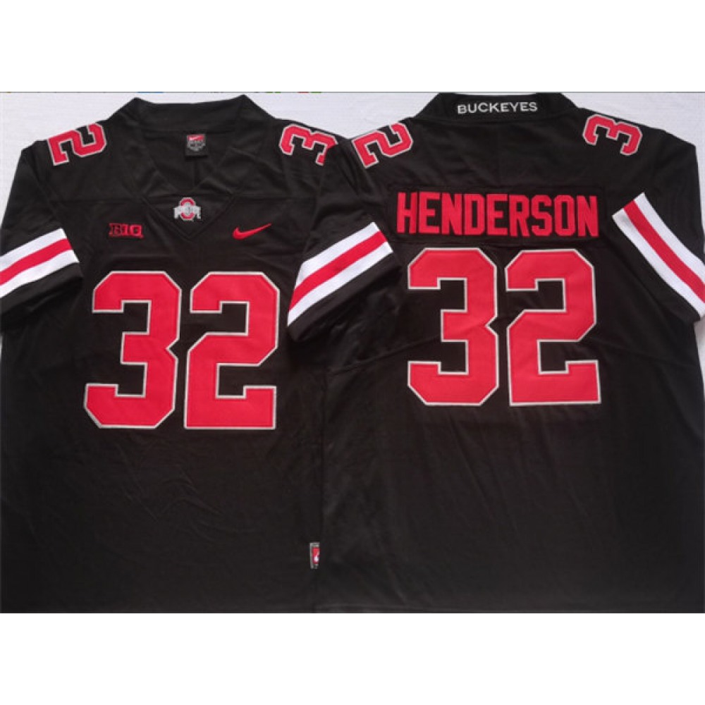 Youth LSU Tigers #32 HENDERSON Black Stitched Jersey 1