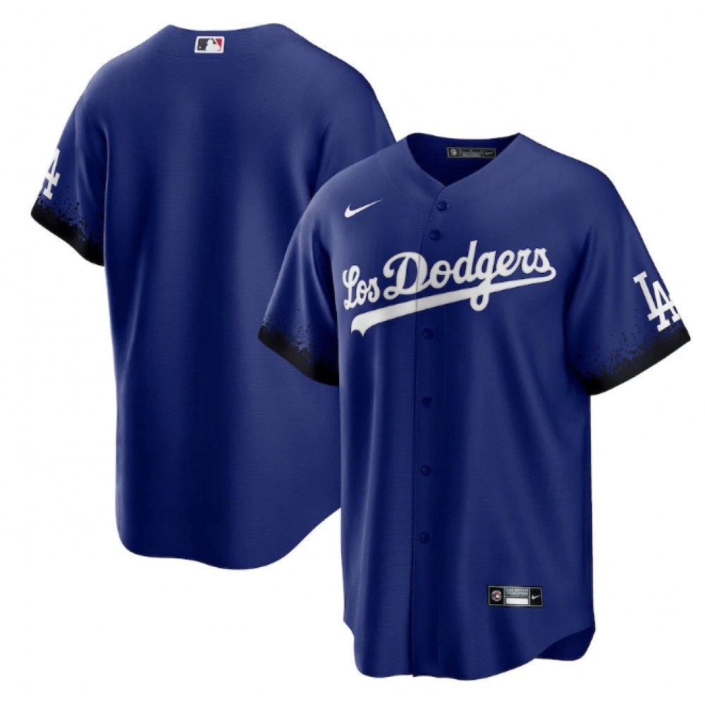 Youth Los Angeles Dodgers Blank 2021 Royal City Connect Cool Base Stitched Baseball Jersey 1