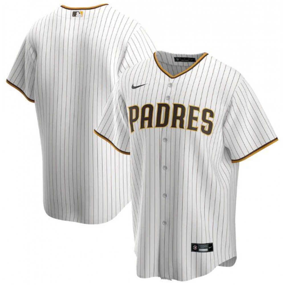 Youth San Diego Padres Blank White Stitched Baseball Jersey 1