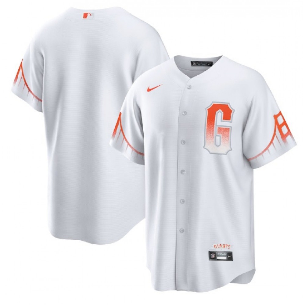 Youth San Francisco Giants Blank White City Connect Cool Base Stitched Jersey 1